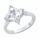 Серебряное кольцо SOKOLOV 94014496-91 с фианитом