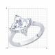 Серебряное кольцо SOKOLOV 94014496-91 с фианитом