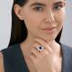 Серебряное кольцо SOKOLOV 94014497-91 с фианитом