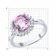 Серебряное кольцо SOKOLOV 94014498-91 с фианитом