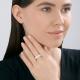 Серебряное кольцо SOKOLOV 94014499-91 с фианитом