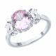 Серебряное кольцо SOKOLOV 94014500-91 с фианитом