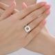 Серебряное кольцо SOKOLOV 94014501-91 с фианитом