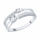 Серебряное кольцо SOKOLOV 94014652 с фианитом