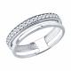 Серебряное кольцо SOKOLOV 94014658 с фианитом