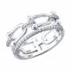 Серебряное кольцо SOKOLOV 94014705 с фианитом