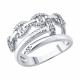 Серебряное кольцо SOKOLOV 94014707 с фианитом