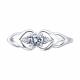 Серебряное кольцо SOKOLOV 94014715 с фианитом