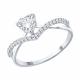 Серебряное кольцо SOKOLOV 94014723 с фианитом
