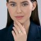 Серебряное кольцо SOKOLOV 94014728 с фианитом