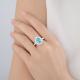 Серебряное кольцо SOKOLOV 94014730 с фианитом