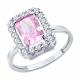 Серебряное кольцо SOKOLOV 94014736 с фианитом