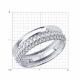 Серебряное кольцо SOKOLOV 94014846 с фианитом
