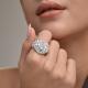 Серебряное кольцо SOKOLOV 94014854 с фианитом