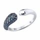 Серебряное кольцо SOKOLOV 94014858 с фианитом