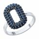 Серебряное кольцо SOKOLOV 94014863 с фианитом