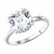 Серебряное кольцо SOKOLOV 94014864 с фианитом