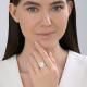 Серебряное кольцо SOKOLOV 94014880 с фианитом