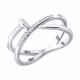 Серебряное кольцо SOKOLOV 94014881-91 с фианитом