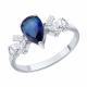 Серебряное кольцо SOKOLOV 94014892-91 с фианитом
