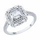 Серебряное кольцо SOKOLOV 94014899-91 с фианитом