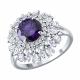 Серебряное кольцо SOKOLOV 94014902-91 с фианитом