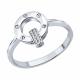 Серебряное кольцо SOKOLOV 94014907-91 с фианитом