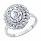 Серебряное кольцо SOKOLOV 94014910-91 с фианитом
