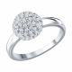 Серебряное кольцо SOKOLOV 94014916-91 с фианитом