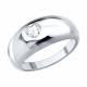 Серебряное кольцо SOKOLOV 94014929 с фианитом