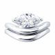 Серебряное кольцо SOKOLOV 94014933 с фианитом