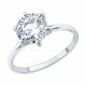 Серебряное кольцо SOKOLOV 94014935 с фианитом