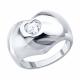 Серебряное кольцо SOKOLOV 94014941 с фианитом