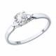 Серебряное кольцо SOKOLOV 94014949 с фианитом
