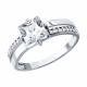 Серебряное кольцо SOKOLOV 94014961 с фианитом