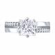 Серебряное кольцо SOKOLOV 94014961 с фианитом