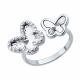 Серебряное кольцо SOKOLOV 94014986 с фианитом