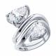Серебряное кольцо SOKOLOV 94015000 с фианитом