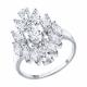 Серебряное кольцо SOKOLOV 94015006 с фианитом