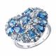 Серебряное кольцо SOKOLOV 94015018 с фианитом