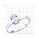 Серебряное кольцо SOKOLOV 94015024 с фианитом