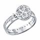 Серебряное кольцо SOKOLOV 94015030 с фианитом