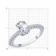Серебряное кольцо SOKOLOV 94015031 с фианитом