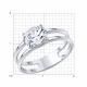 Серебряное кольцо SOKOLOV 94015032 с фианитом