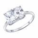 Серебряное кольцо SOKOLOV 94015034 с фианитом