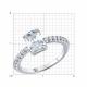 Серебряное кольцо SOKOLOV 94015035 с фианитом