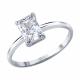 Серебряное кольцо SOKOLOV 94015046 с фианитом