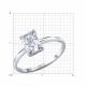 Серебряное кольцо SOKOLOV 94015046 с фианитом