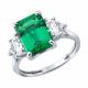 Серебряное кольцо SOKOLOV 94015066 с фианитом