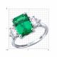 Серебряное кольцо SOKOLOV 94015066 с фианитом